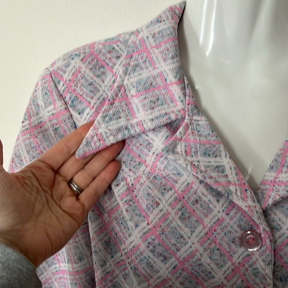 Nancy G 1970’s dress with pointed collar - Picture 3 of 12